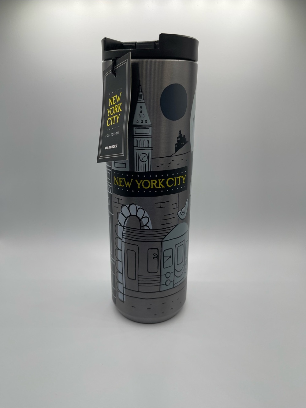 Starbucks New York City Stainless Travel Tumbler – Gunmetal Gray